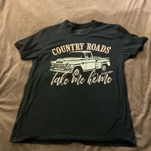 Women’s Navy Blue Graphic Tee